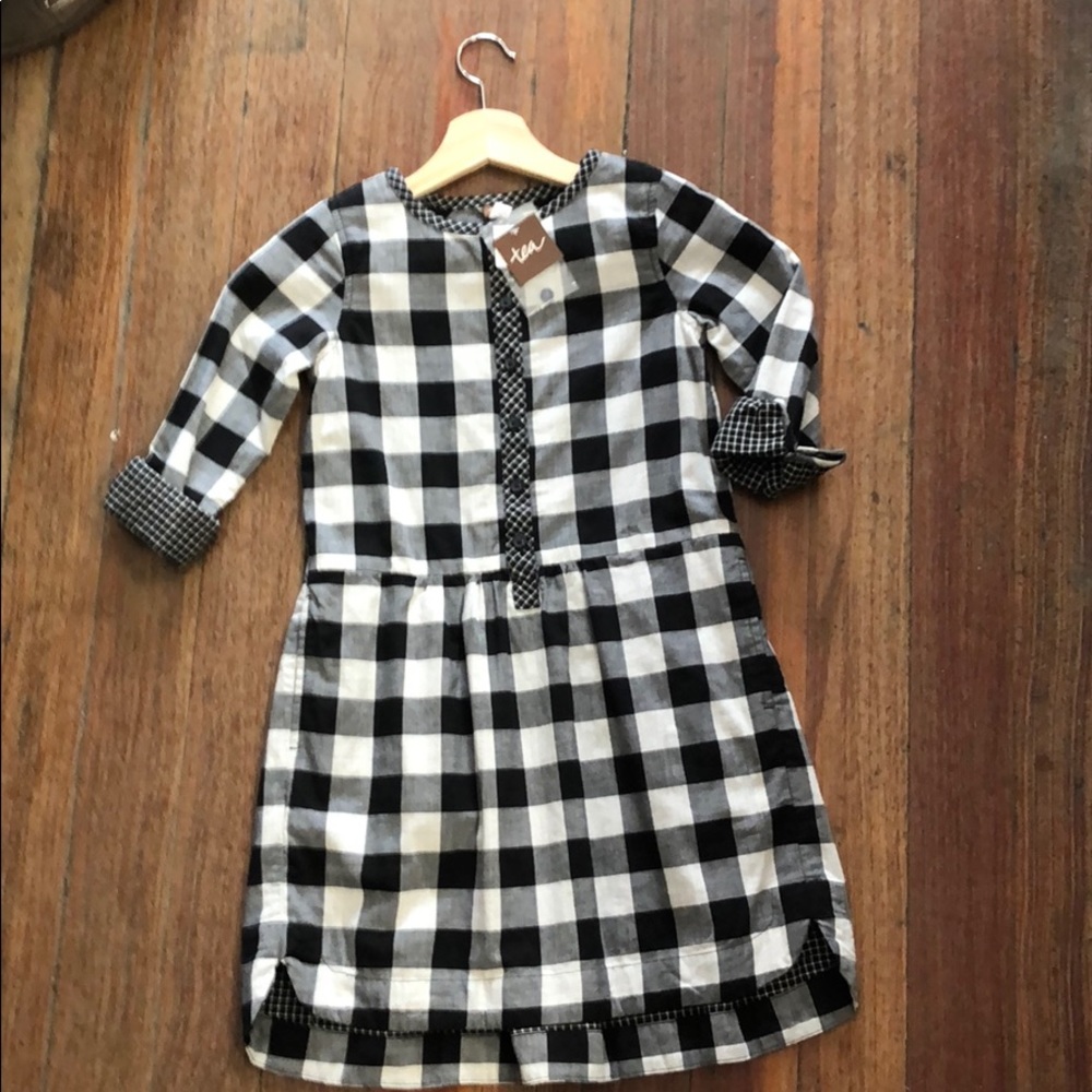Checkered Plaid shirt dress